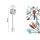 Kinetic Art Metal Wind Spinner: Copper Flower Duett