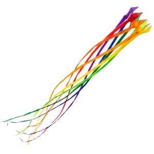 HQ Drachenschwanz Soft Swirl Rainbow 300 cm - 8 colours