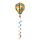 HQ Windspiel Hot Air Balloon Twist Tie Dye