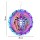 Kinetic Art Metal Hanging Wind Spinner: 3D Vibrant Turtle
