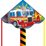 Ecoline Kinderdrachen Simple Flyer Fire Truck 120 cm