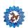 Kinetic Art Metal Hanging Wind Spinner: 3D Butterflies