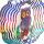 Kinetic Art Metal Hanging Wind Spinner: 3D Flashy Owl
