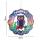 Kinetic Art Metal Hanging Wind Spinner: 3D Flashy Owl