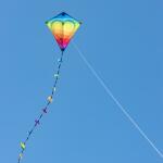 Ecoline Kinderdrachen Eddy Rainbow Heart 50 cm