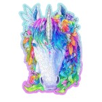 Wooden City Holz Puzzles Stylish Unicorn