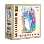 Wooden City Holz Puzzles Stylish Unicorn
