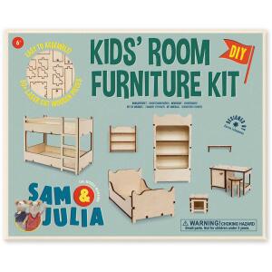 Sam & Julia Mäusehaus-Zimmer: DIY Möbel-Baukastenset: Kinderzimmer