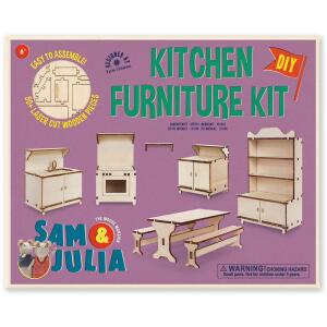 Sam & Julia Mäusehaus-Zimmer: DIY Möbel-Baukastenset: Küche