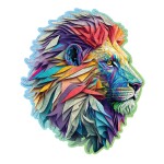 Wooden City Holz Puzzles Modern Lion