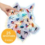 Wooden City Holz Puzzles Classy Wolf