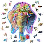 Wooden City Elegant Elephant