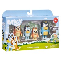 Moose Toys BLUEY Figuren-4er-Pack (Familie)