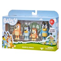 Moose Toys BLUEY Figuren-4er-Pack (Familie)