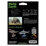 Metal Earth Dinosaurier Triceratops (farbiges Modell)