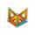 Geomag Supercolor Panels Recycled 52 pcs
