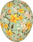 Nestler Papp-Osterei 18 cm Blütenpracht 3Mot o....