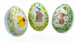 Nestler Papp-Osterei 18 cm Frühlingsmom I 3Mot o....
