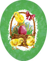 Nestler Papp-Osterei 18 cm Osterfest 3 Motive o. Motivwahl