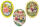 Nestler Papp-Osterei 15 cm Holly Pond Hill 6Mot o. Motivwahl