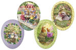 Nestler Papp-Osterei 18 cm Holly Pond Hill 6Mot o. Motivwahl