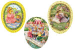 Nestler Papp-Osterei 18 cm Holly Pond Hill 6Mot o. Motivwahl