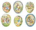 Nestler Papp-Osterei 15 cm Beatrix Potter 6Mot o. Motivwahl