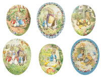 Nestler Papp-Osterei 18 cm Beatrix Potter 6Mot o. Motivwahl