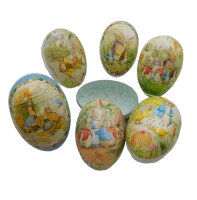 Nestler Papp-Osterei 18 cm Beatrix Potter 6Mot o. Motivwahl
