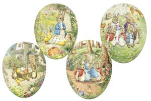 Nestler Papp-Osterei 25 cm Beatrix Potter 4Mot o. Motivwahl