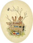 Nestler Papp-Osterei 12 cm Best Happiness 6Mot o. Motivwahl