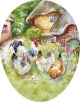 Nestler Papp-Osterei 35 cm Landleben