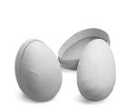 Nestler Papp-Osterei 11 cm Bastel-Osterei weiß