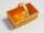 Nestler Spankorb mit Henkel, eckig L/B/H 22/14/7 cm orange