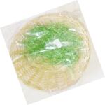 Nestler Bambusschale rund, natur ca. 20cm mit Ostergras
