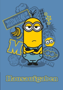 Nestler Hausaufgabenheft A5 Minions Liz. Universal