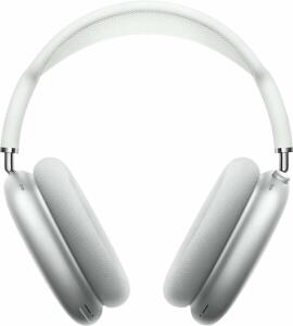 Kopfhörer AirPods Max, Overear, aktive Geräuschunterdrückung, Ohrpolster aus Memory Foam, Transparenzmodus, silber