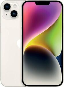 iPhone 14 Plus 128GB, polarstern, 6,7", 5G, Super Retina XDR Display, Kamera mit Action Modus, Kinomodus 4K Ceramic Shield, Wasserschutz, Sicherheitsfeature, Unfallerkennung