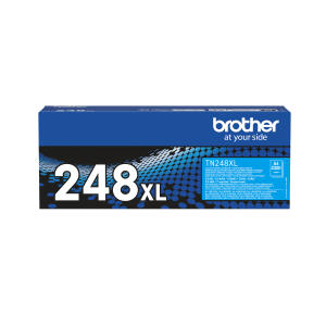 Toner TN248XLC, für Brother Drucker, ca. 2.300 Seiten, cyan