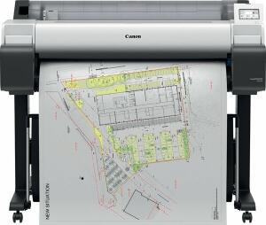 Großformatdrucker imagePrograf IPF TM340, DIN A0, 36 Zoll, 91,4 cm, 5 Tinten (je 1x MBK, BK, C, M, Y), 2400 x 1200 dpi, USB 2.0 Hi-Speed LAN, WLAN 2 GB Speicher