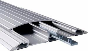 Kabelschutz Addit 452, gerade, rutschfest, 145 x 1.180 x 20 mm, Aluminium, silber