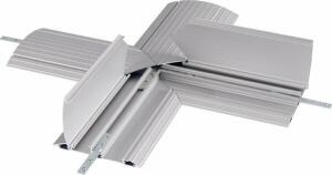 Kreuzverbinder 472 für Kabelschutz Addit, rutschfest, Aluminium, silber