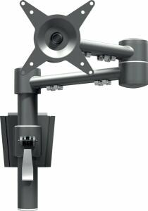 Monitorarm Viewmate Wand 052, verstellbar, bis 15 kg pro Monitor, Stahl, silber