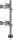 Monitorarm Viewmate Schreibtisch 682, verstellbar, bis 15 kg pro Monitor, Stahl, silber