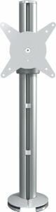 Monitorarm Viewlite Schreibtisch 102, höhenverstellbar, bis 8 kg, Aluminium, silber