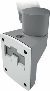 Monitorarm Viewlite Wand 312, Tiefeneinstellung gekuppelt, bis 8 kg pro Monitor, Aluminium, silber