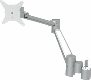 Dual-Monitorarm Viewmate Option 602, Set aus Monitorarm Viewlite plus und Adapter, silber