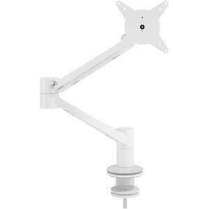 Monitoram Viewlite plus Schreibtisch 620, Tiefeneinstellung unabhängig, bis 7 kg pro Monitor, Aluminium, weiß