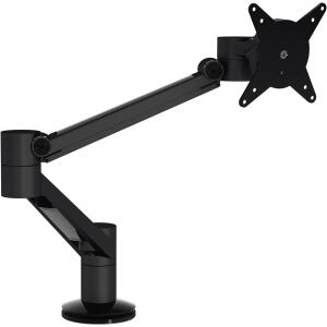 Monitoram Viewlite plus Schreibtisch 623, Tiefeneinstellung unabhängig, bis 7 kg pro Monitor, Aluminium, schwarz