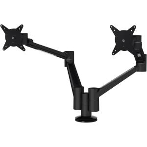 Monitorarm Viewlite plus Schreibtisch 653, bis 7 kg pro Monitor, Aluminium, schwarz
